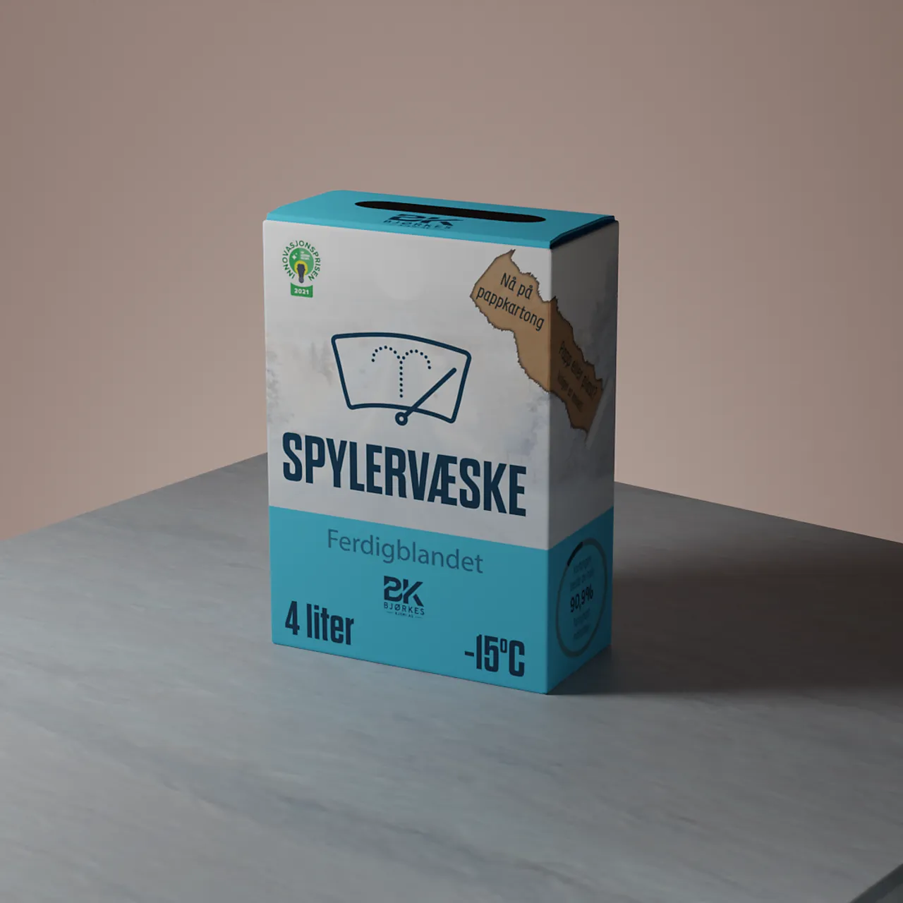 Spylervæske kartong -15GR PAK A2x2L