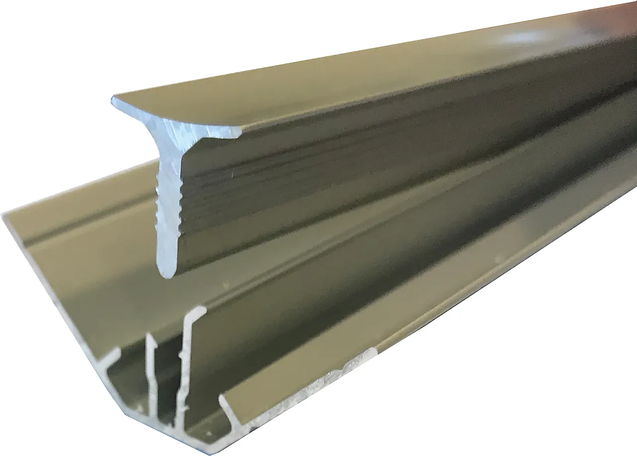 Hjørnelist innvendig aluminium todelt 2400 mm