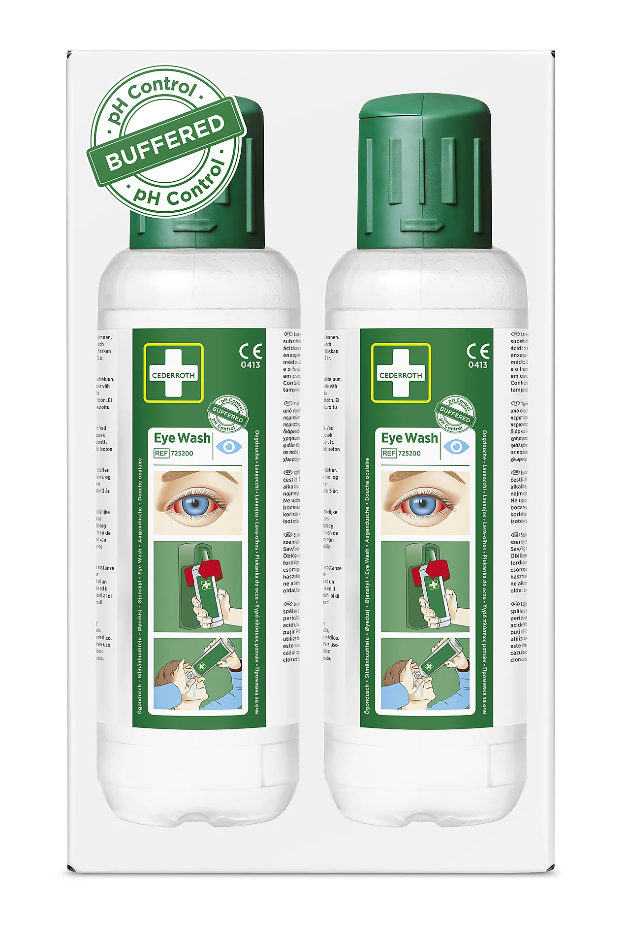 Øyeskylleflaske 2X500 ml 7252 null - null - 2 - Miniatyr