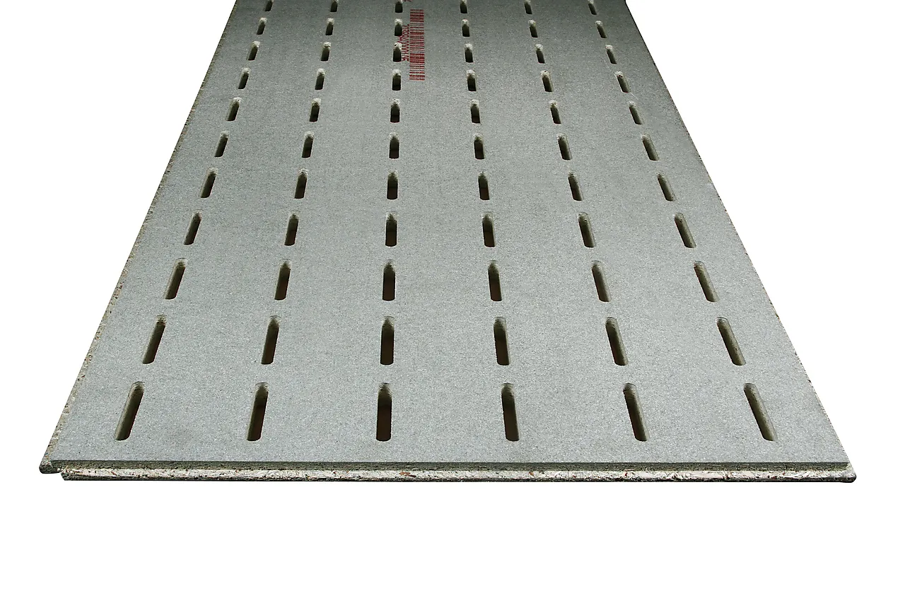 Sponplate slissegulv fuktbestandig 22x620x2420 mm