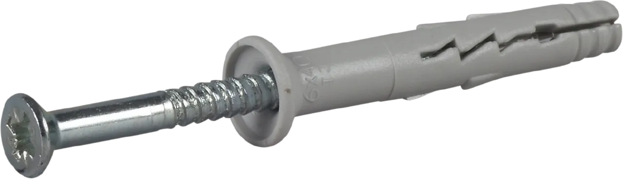 Spikerplugg 6x40 fzb a-200senket krage pz2 null - null - 2 - Miniatyr