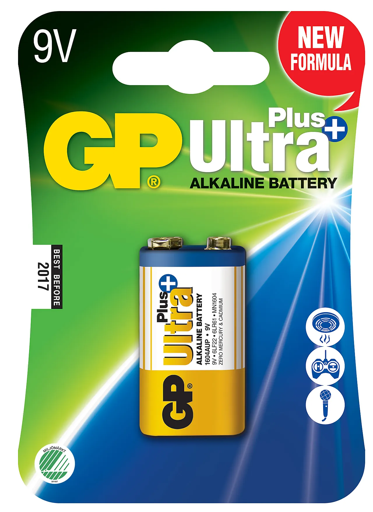 Batteri Ultra+ Alkaline D/LR20 2-pk Batteri Ultra+ Alkaline D/LR20 2-pk