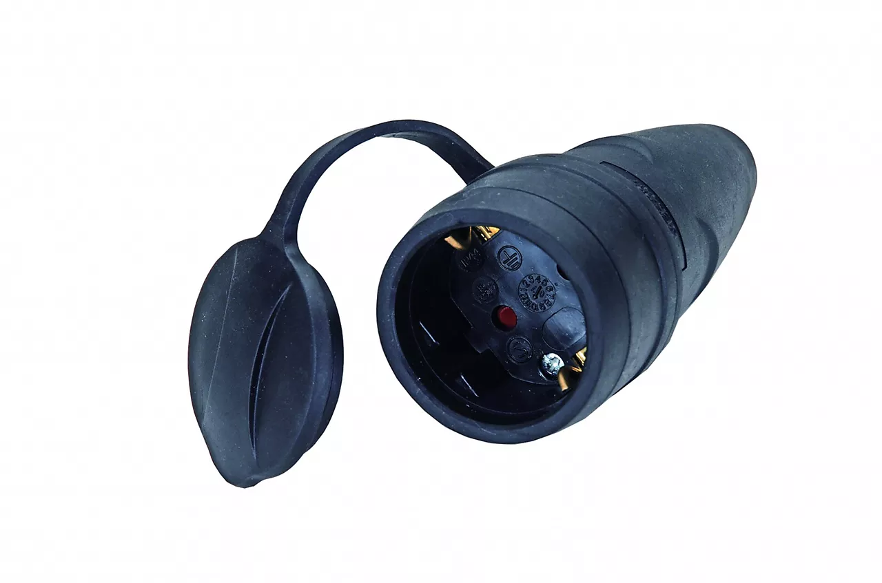 Skjøtekontakt 16A utendørs Skjøtekontakt 16A utendørs