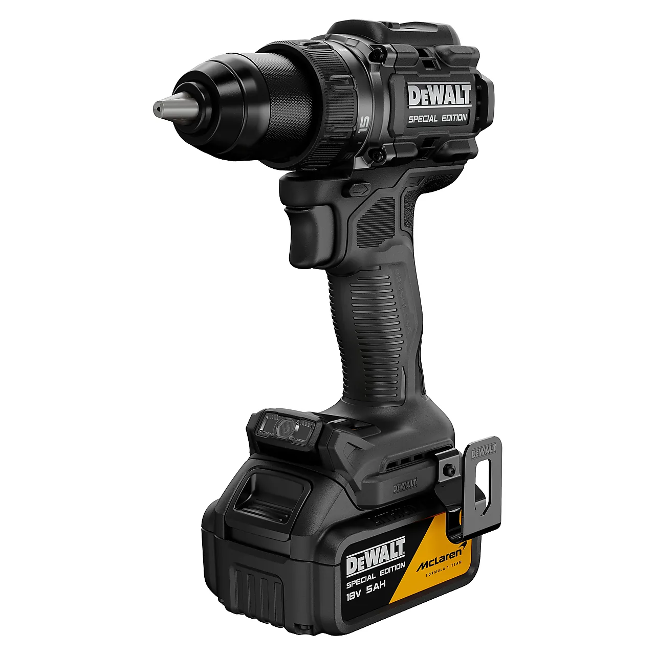 DeWalt drill 18V XR McLaren med 2x5,0 Ah batteri og lader null - null - 3 - Miniatyr
