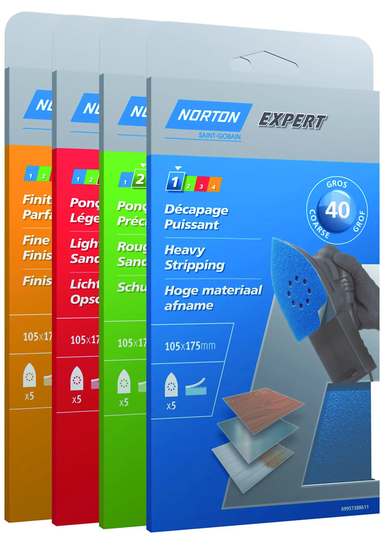 Slipeark 105x175mm multi k40 Slipeark 105x175mm multi k40