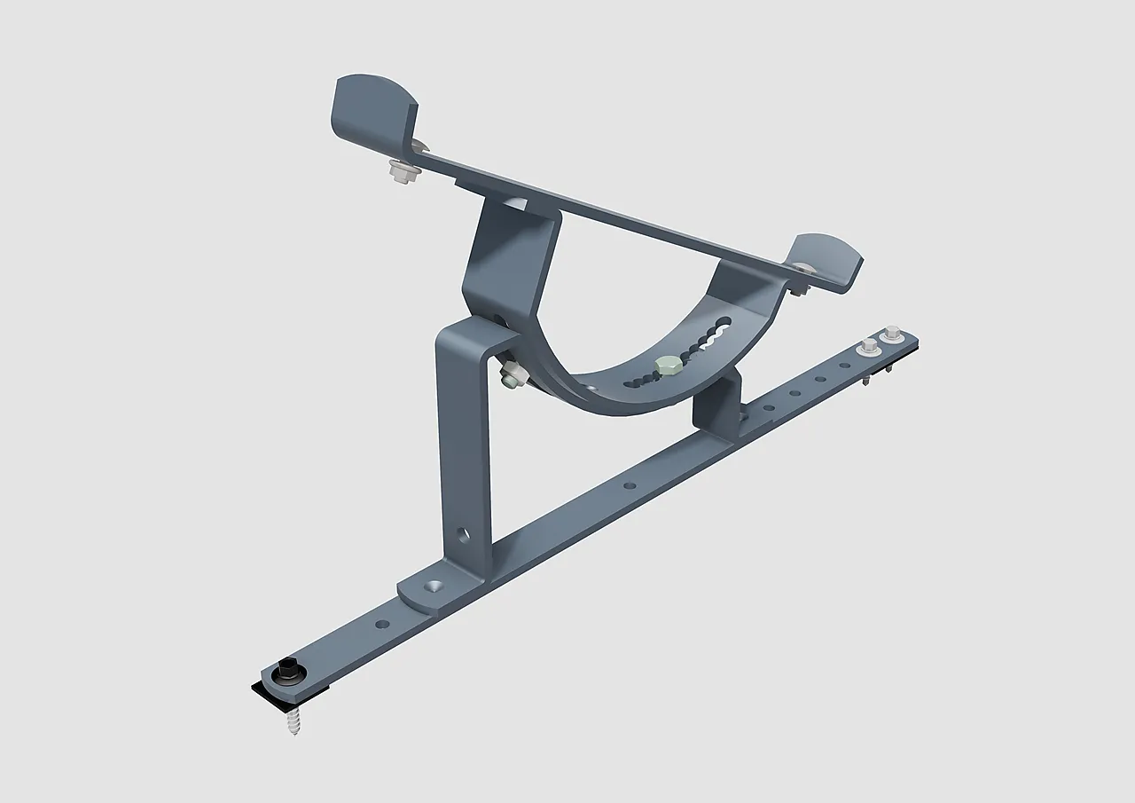 Konsoll plate tbk p-111 sort ral 9005