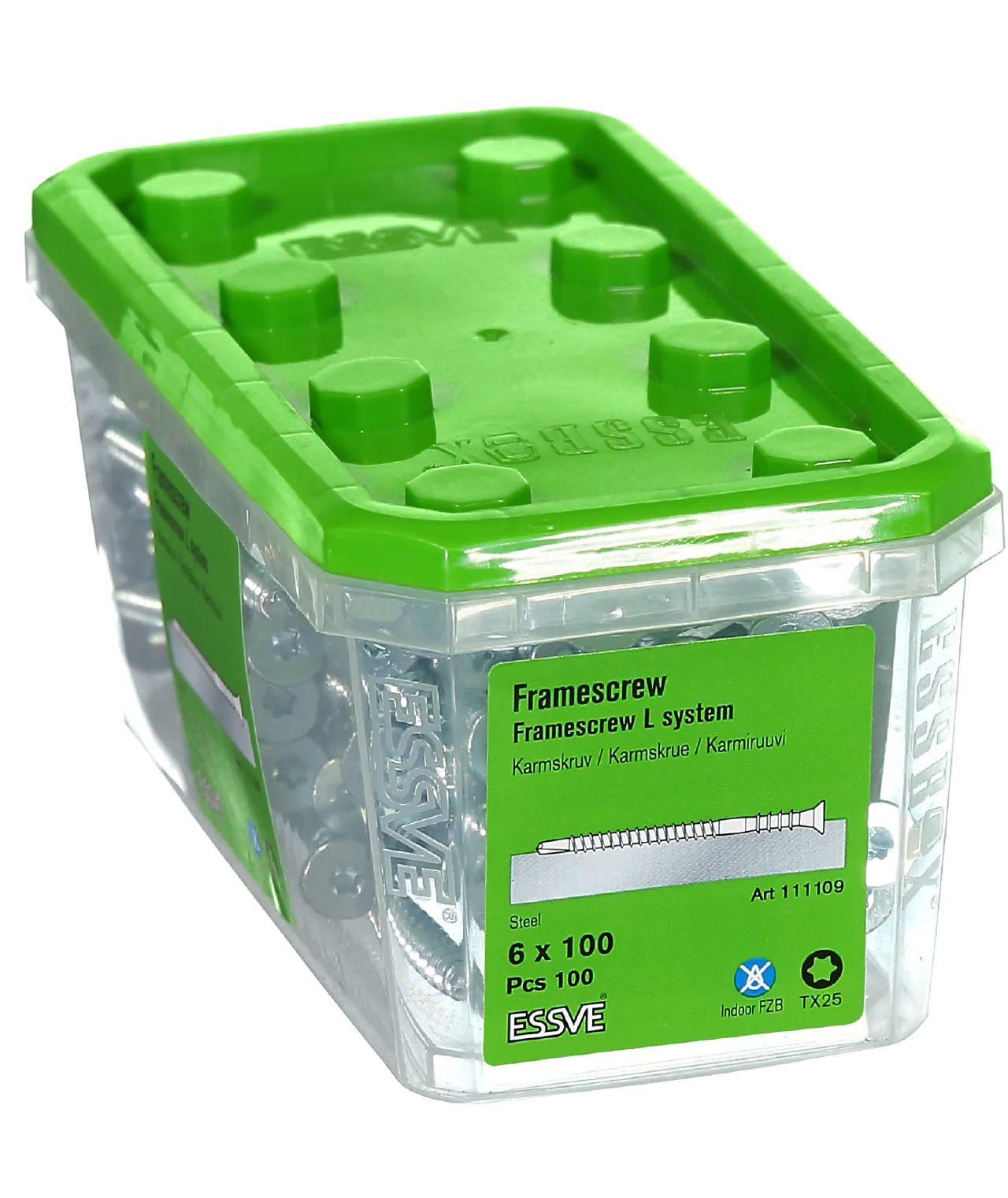 Karmskrue L med borspiss 6x100 mm null - null - 2 - Miniatyr