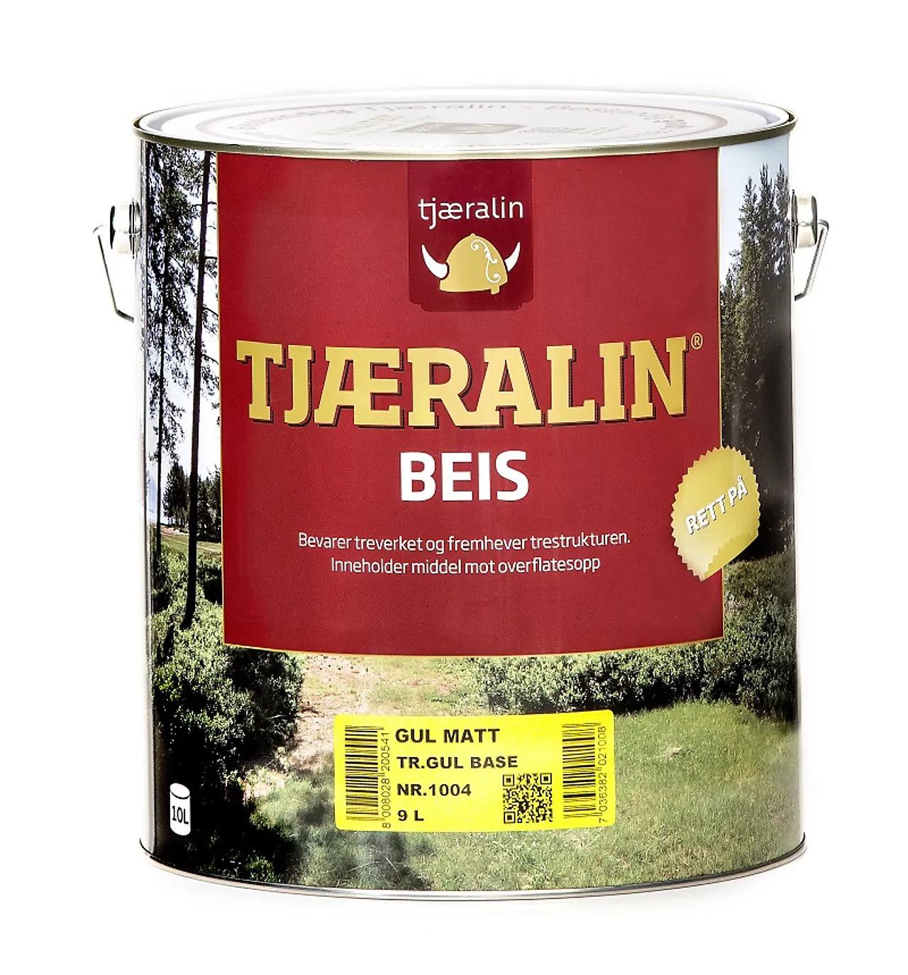 Tjæralin klar matt beis 9 ltr