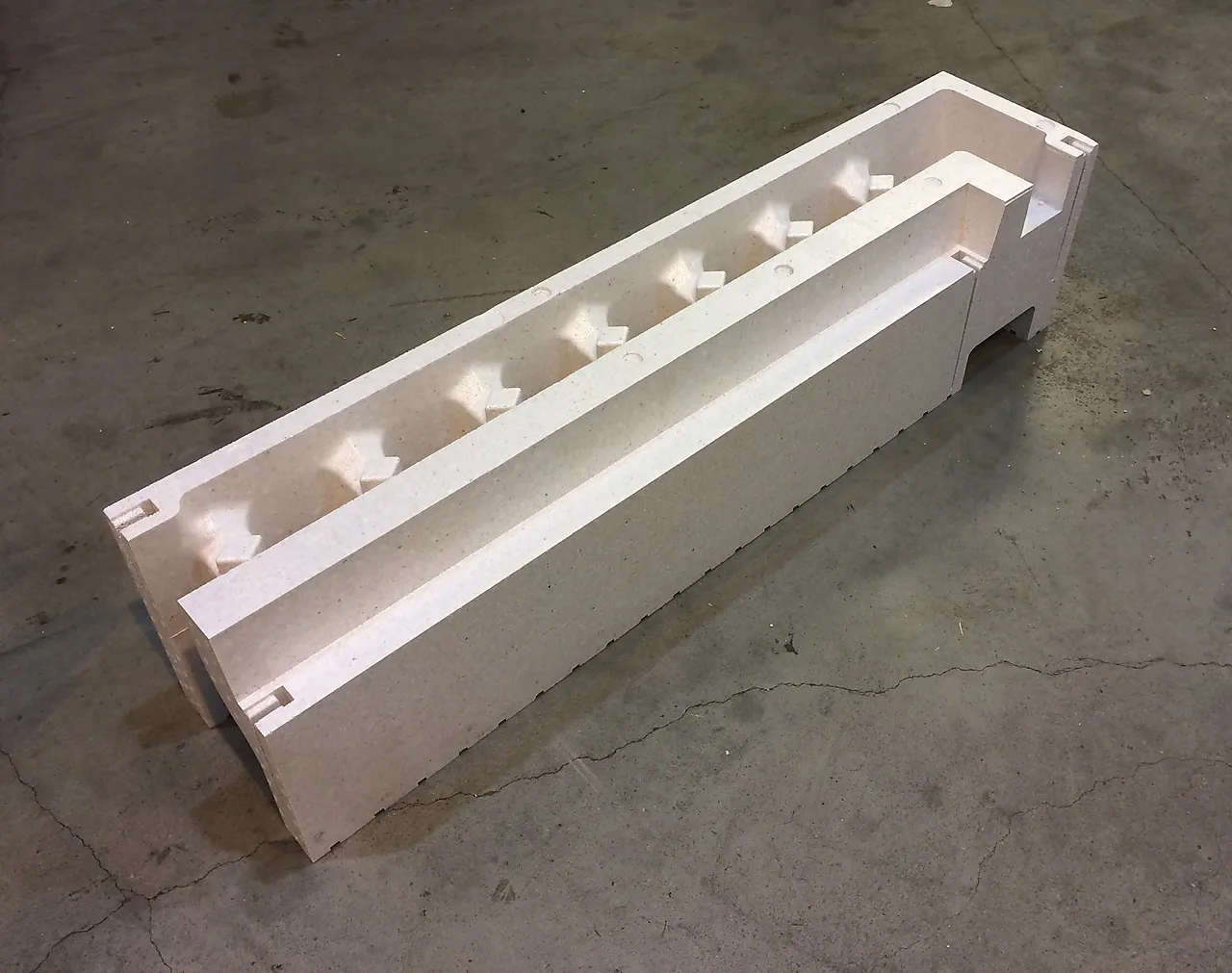 Thermomur 250 ra-toppblokk hjørne h=300/194 b=250 l=1200