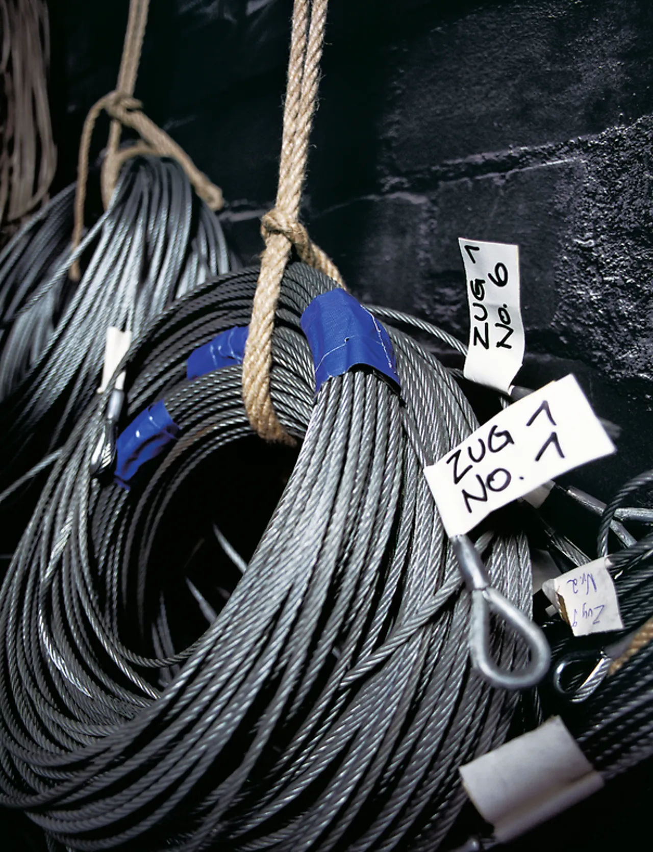 Tekstiltape lerret 50 mm x 50 meter sort null - null - 2 - Miniatyr