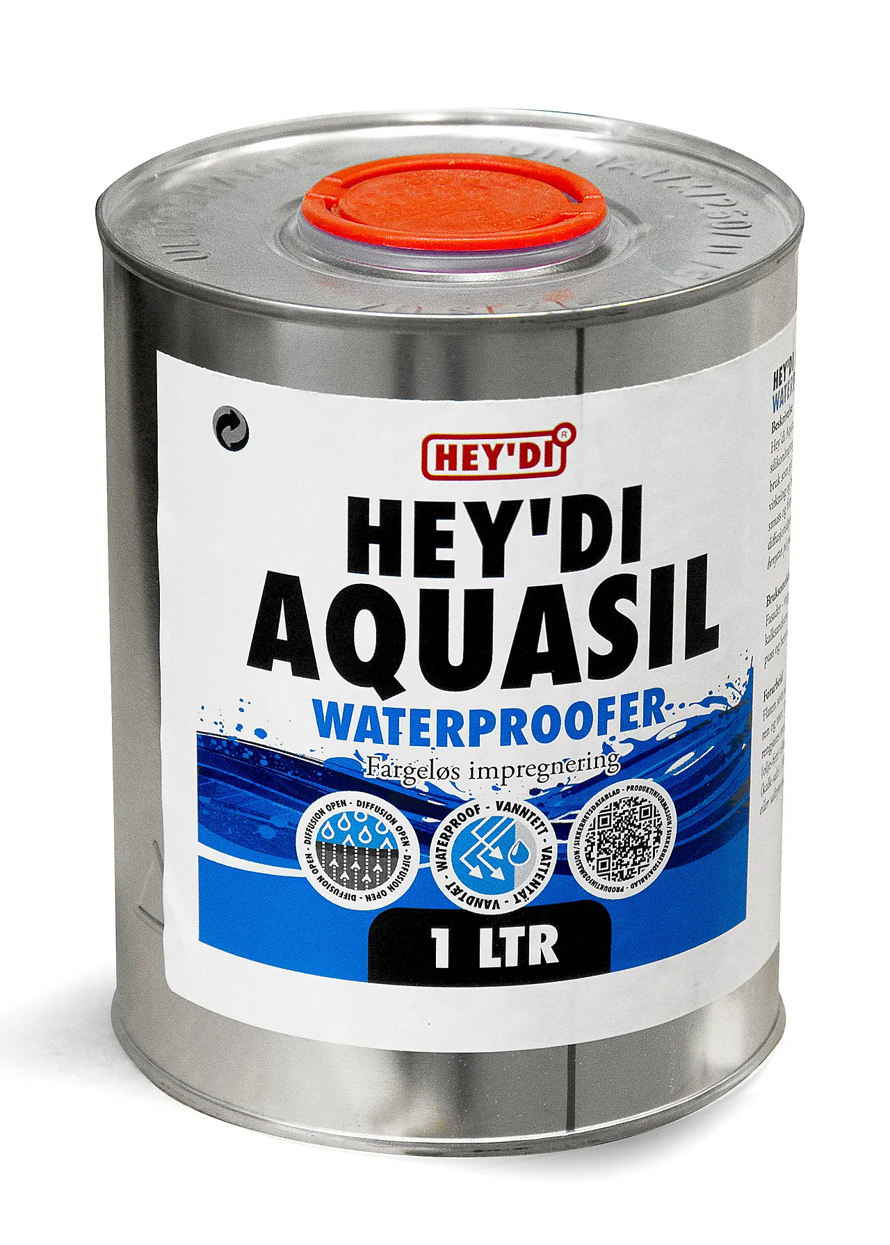 Impregnering Aquasil 1 liter Hey`di silikonimpregnering Impregnering Aquasil 1 liter Hey`di silikonimpregnering