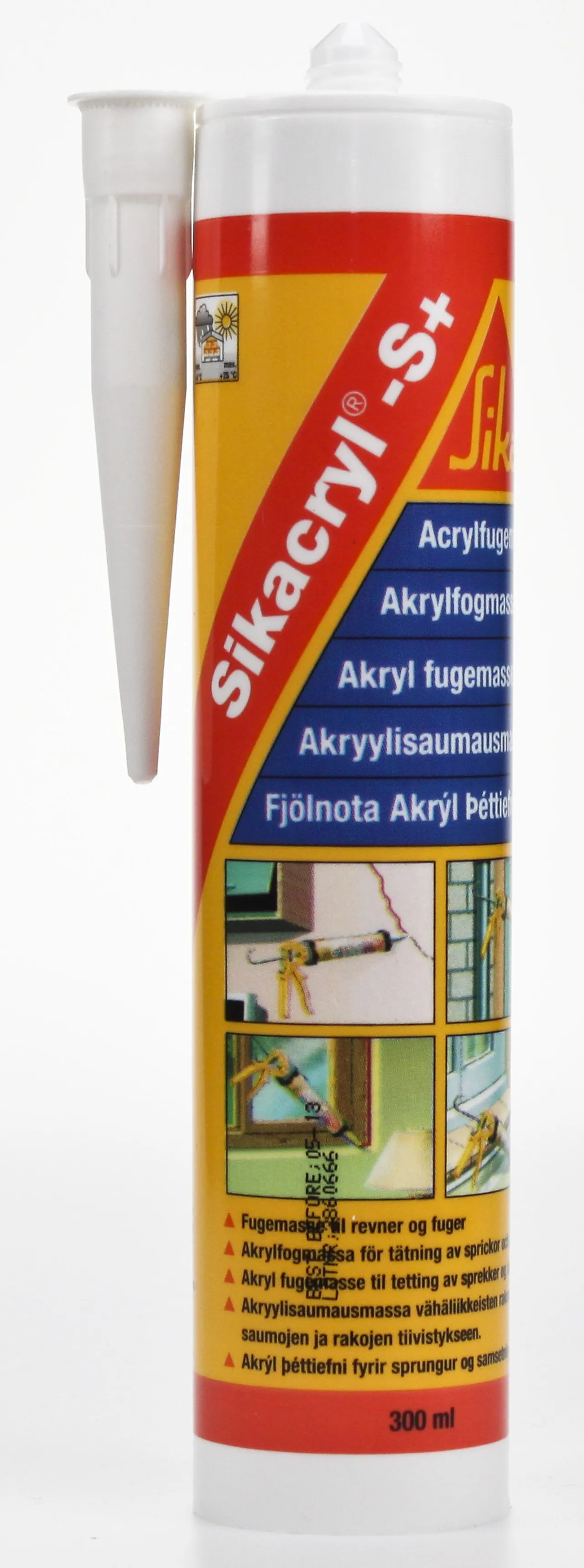 Cryl-s+ akryl fugemasse hvit Cryl-s+ akryl fugemasse hvit