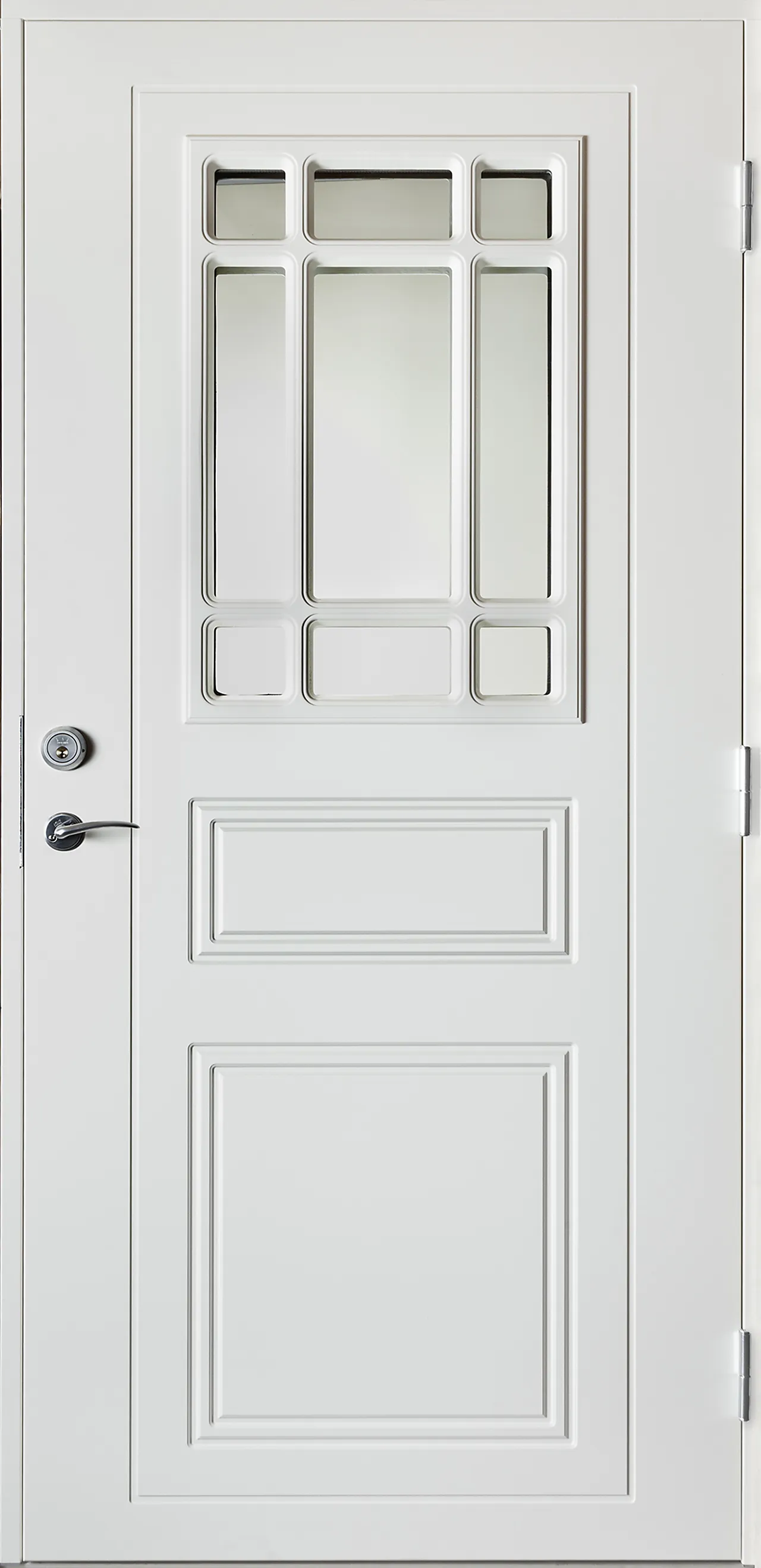 Ytterdør Helle hvit 110x200 cm høyrehengslet Ytterdør Helle hvit 110x200 cm høyrehengslet