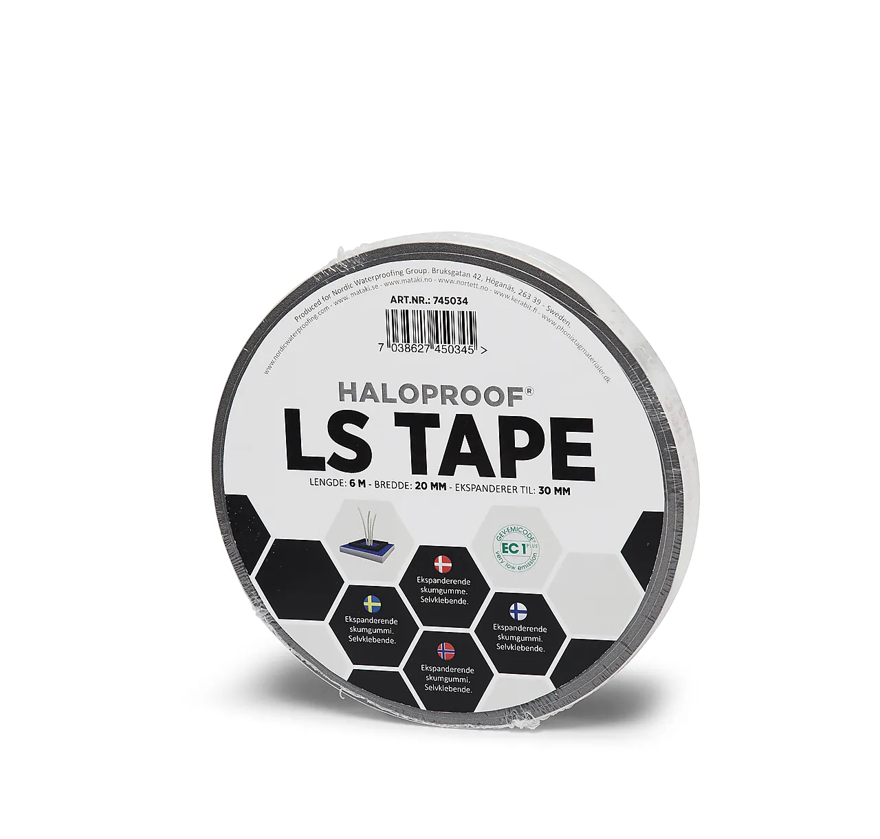 Forskalingslist ls tape 20mmx6m haloproof mataki Forskalingslist ls tape 20mmx6m haloproof mataki
