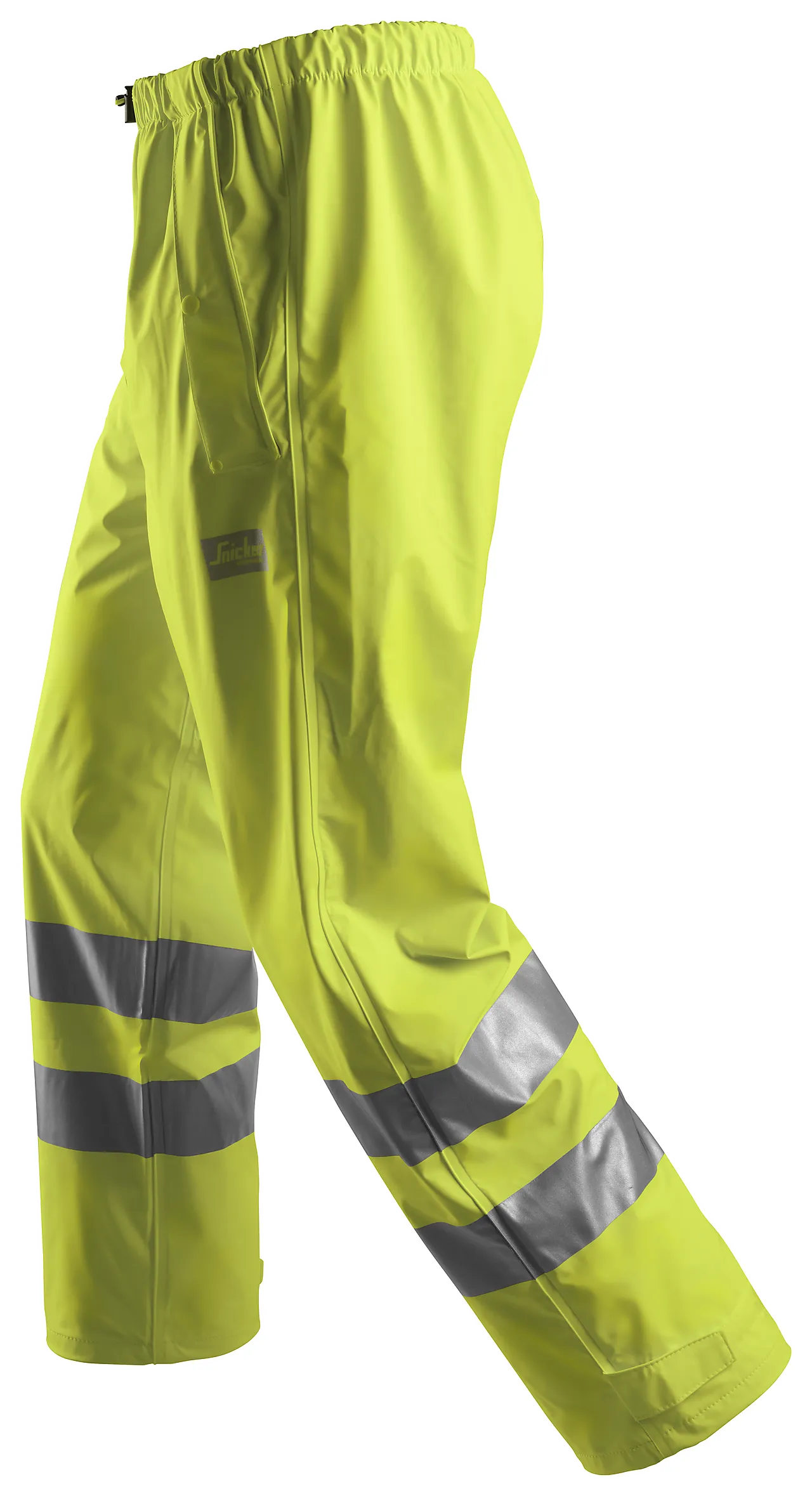 Regnbukse 8243 PU High Vis kl.2 gul 2XL null - XXL - 2 - Miniatyr