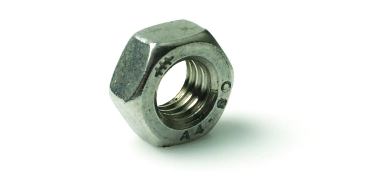 Mutter 6-kant A4-80 M3 200 stk