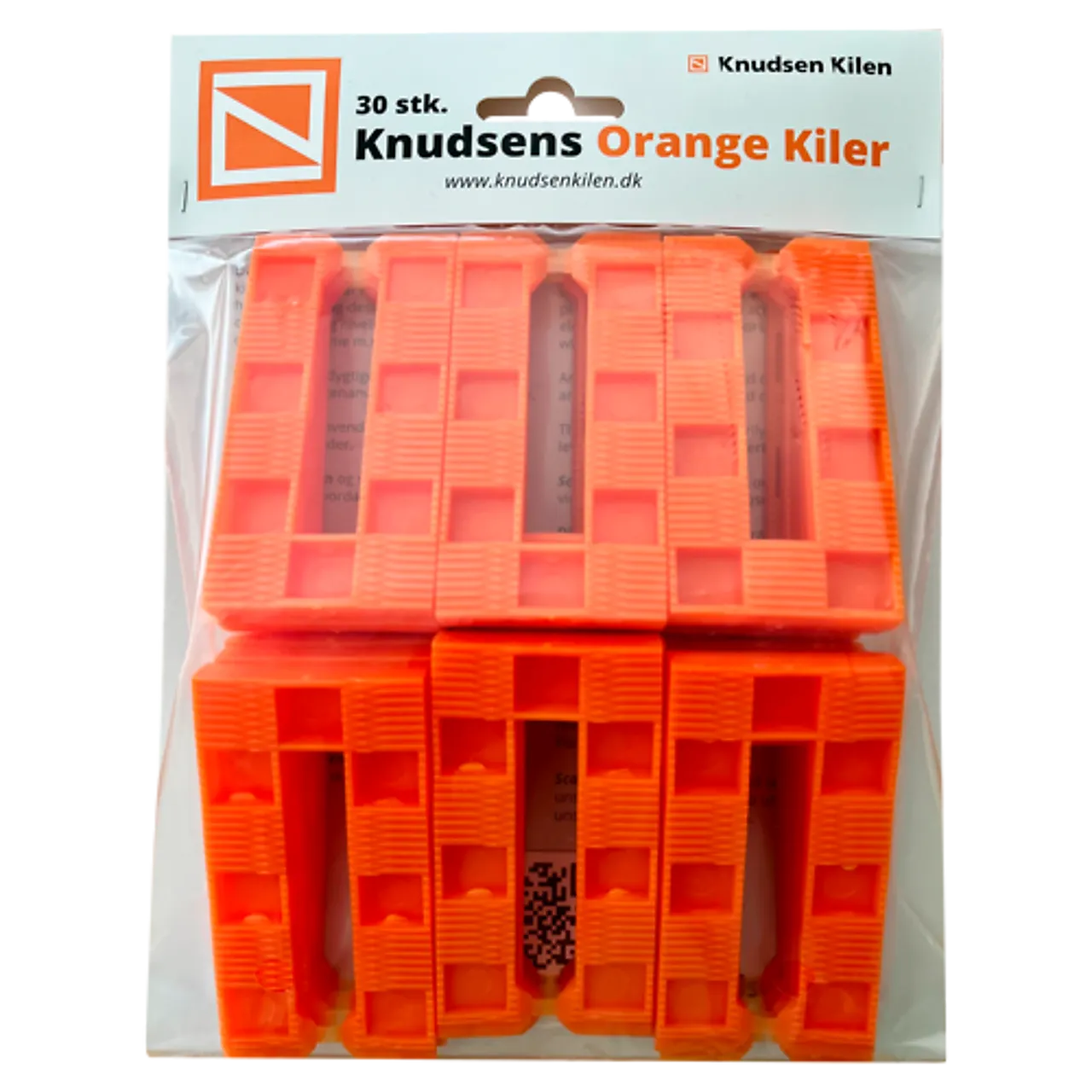 Oransje kile henge kort 8x40x80 mm pakke á 30 stk null - null - 2 - Miniatyr