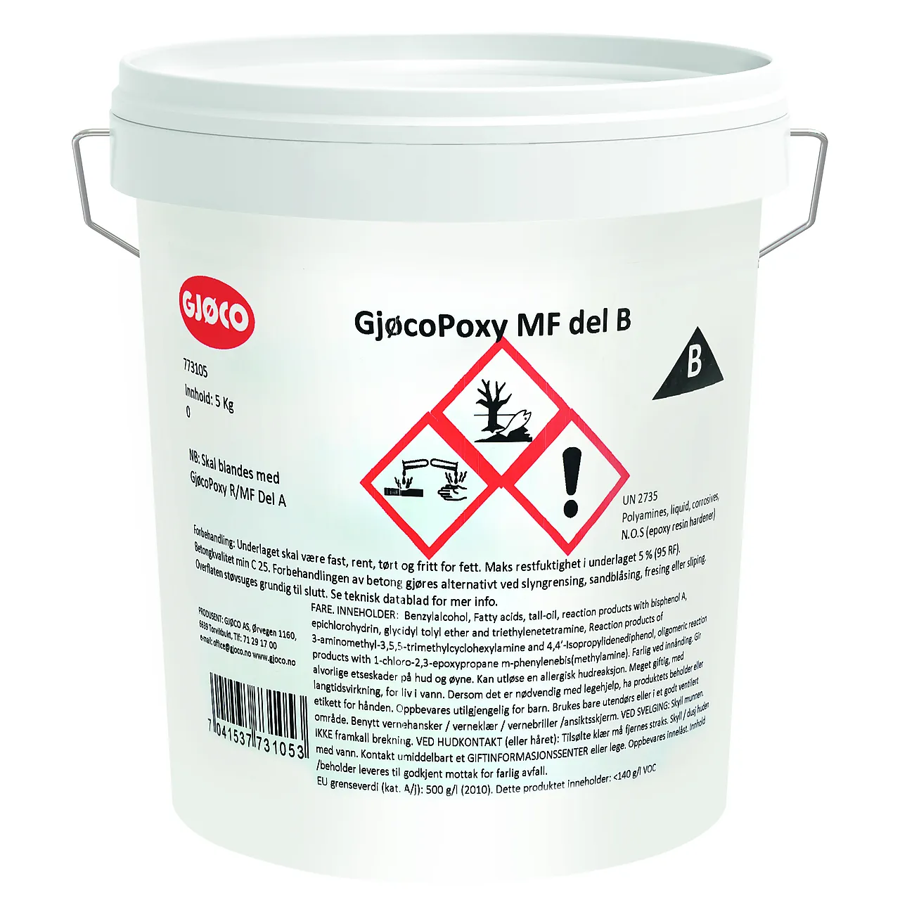 Gjøcopoxy mf del b 5 kg gjøco Gjøcopoxy mf del b 5 kg gjøco