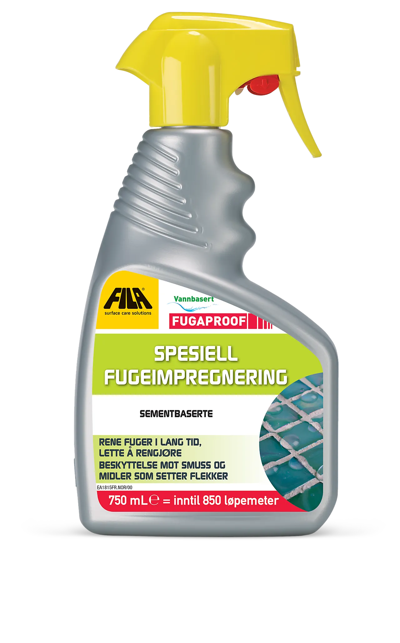 Impregnering fugaproof 0,75l for sementfuger Impregnering fugaproof 0,75l for sementfuger