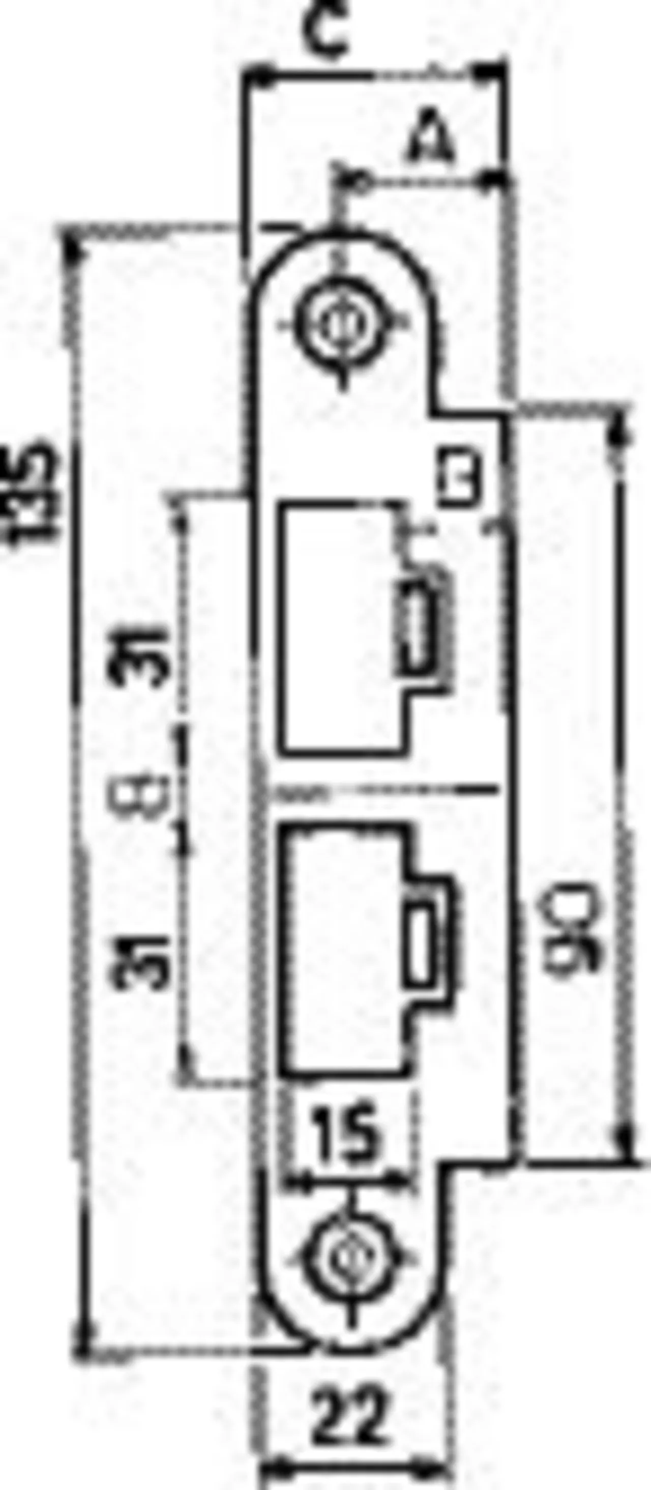 SLUTTSTYKKE 5955/39 RUSTFRI TV SL5955/39 SLUTTSTYKKE