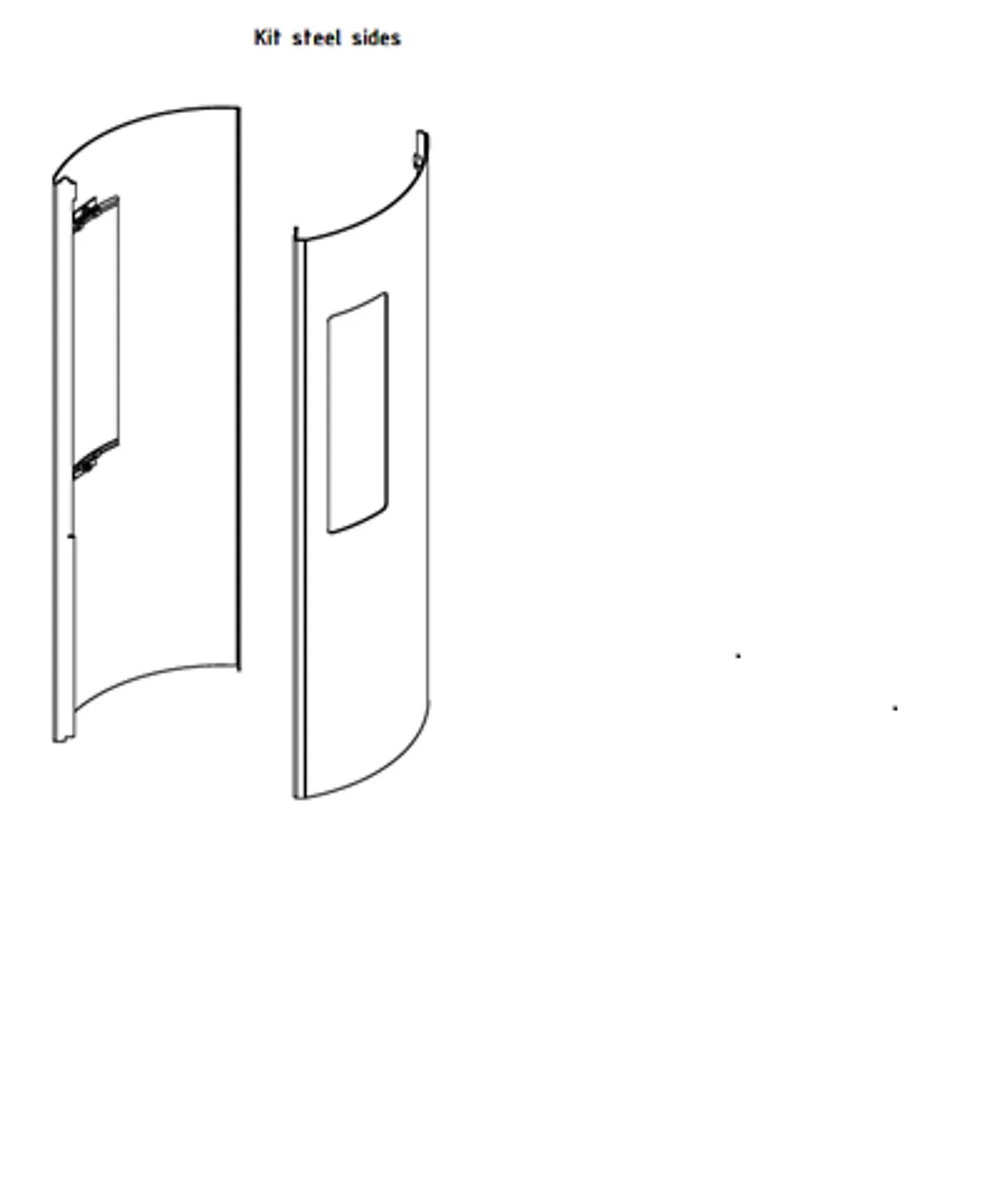 Sider til vedovn stål eco Sider til vedovn stål eco