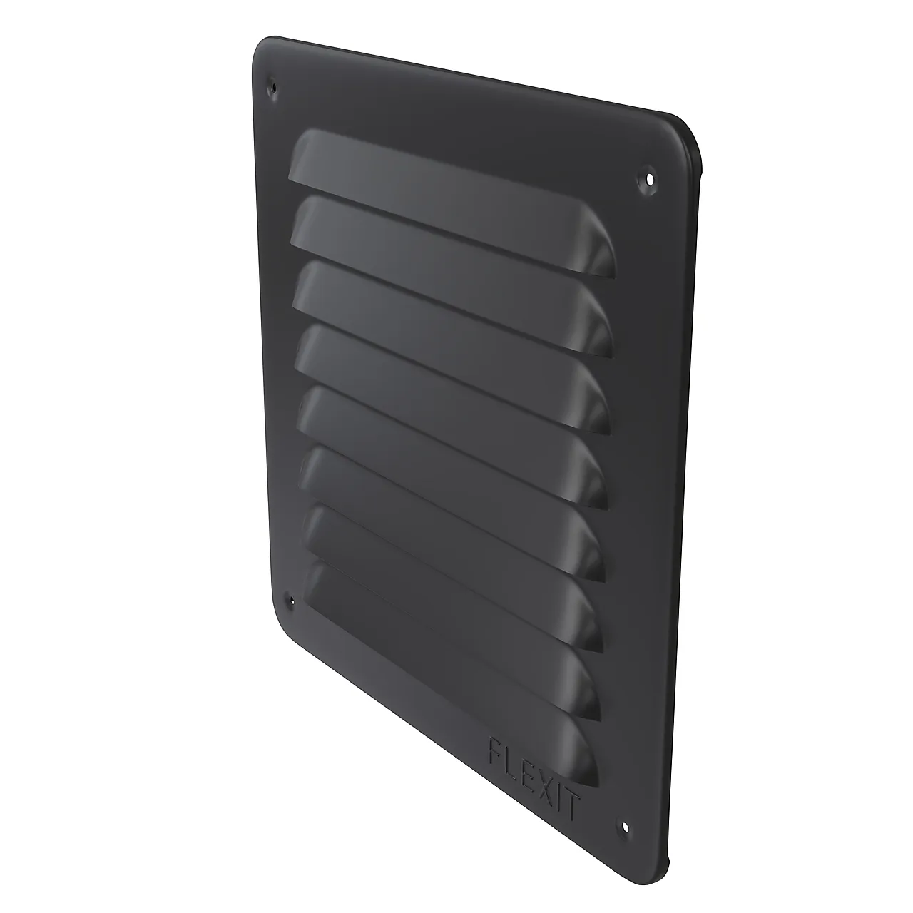 Sjalusirist flat stål sort 155x155 mm Sjalusirist flat stål sort 155x155 mm