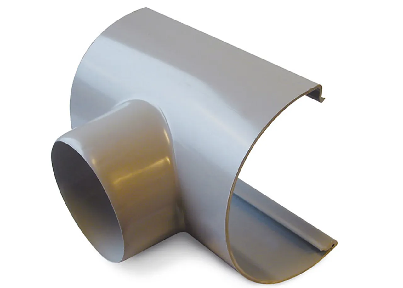 Tappstykke 11/75 grå til plast takrenner