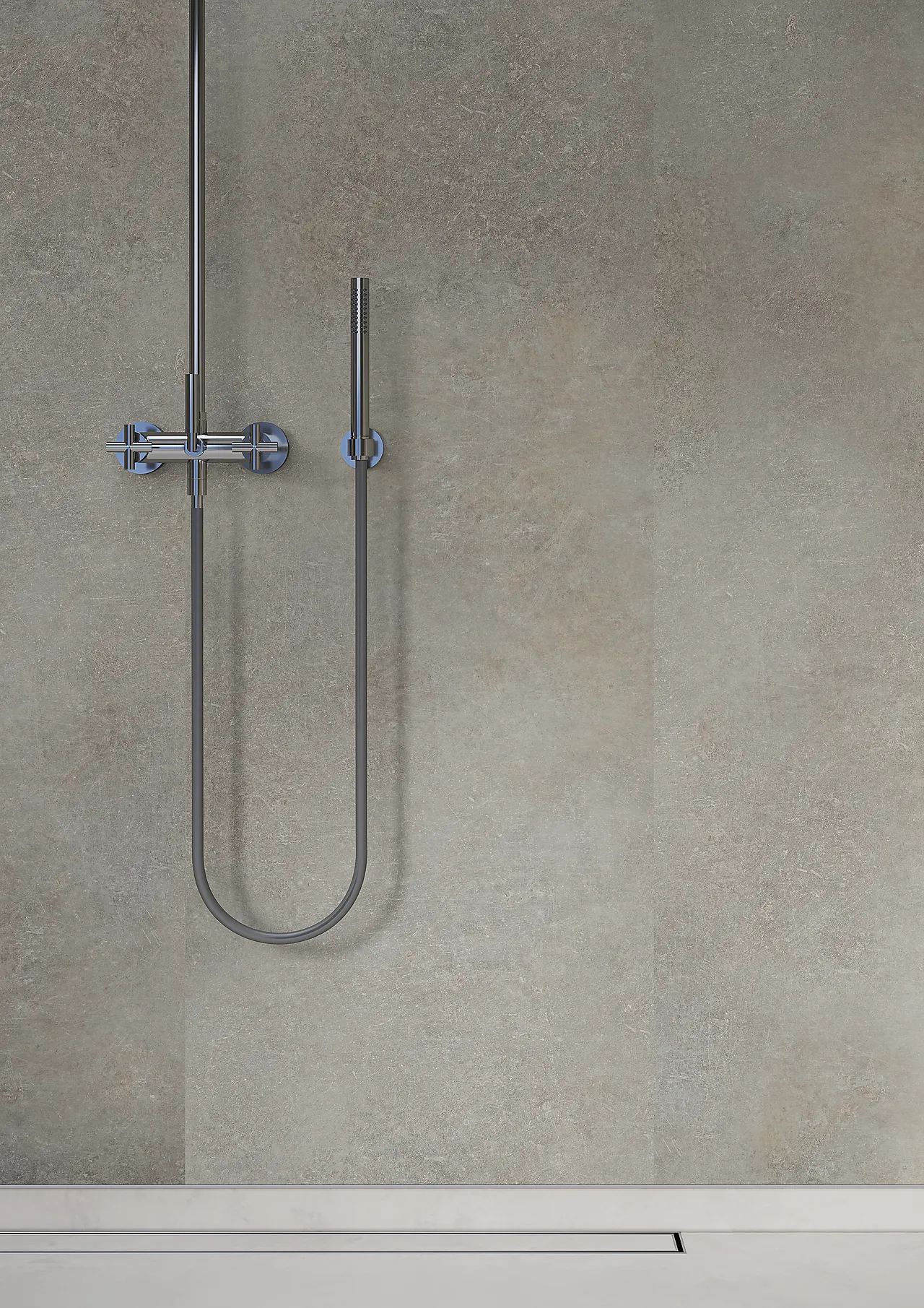 Baderomsp 4943-f00 em greyconcrete marcato 11x620x2400mm null - null - 2 - Miniatyr