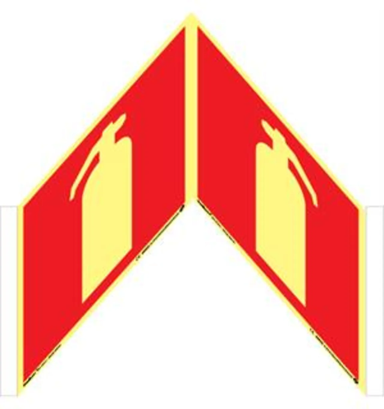 Skilt brannslukker plog