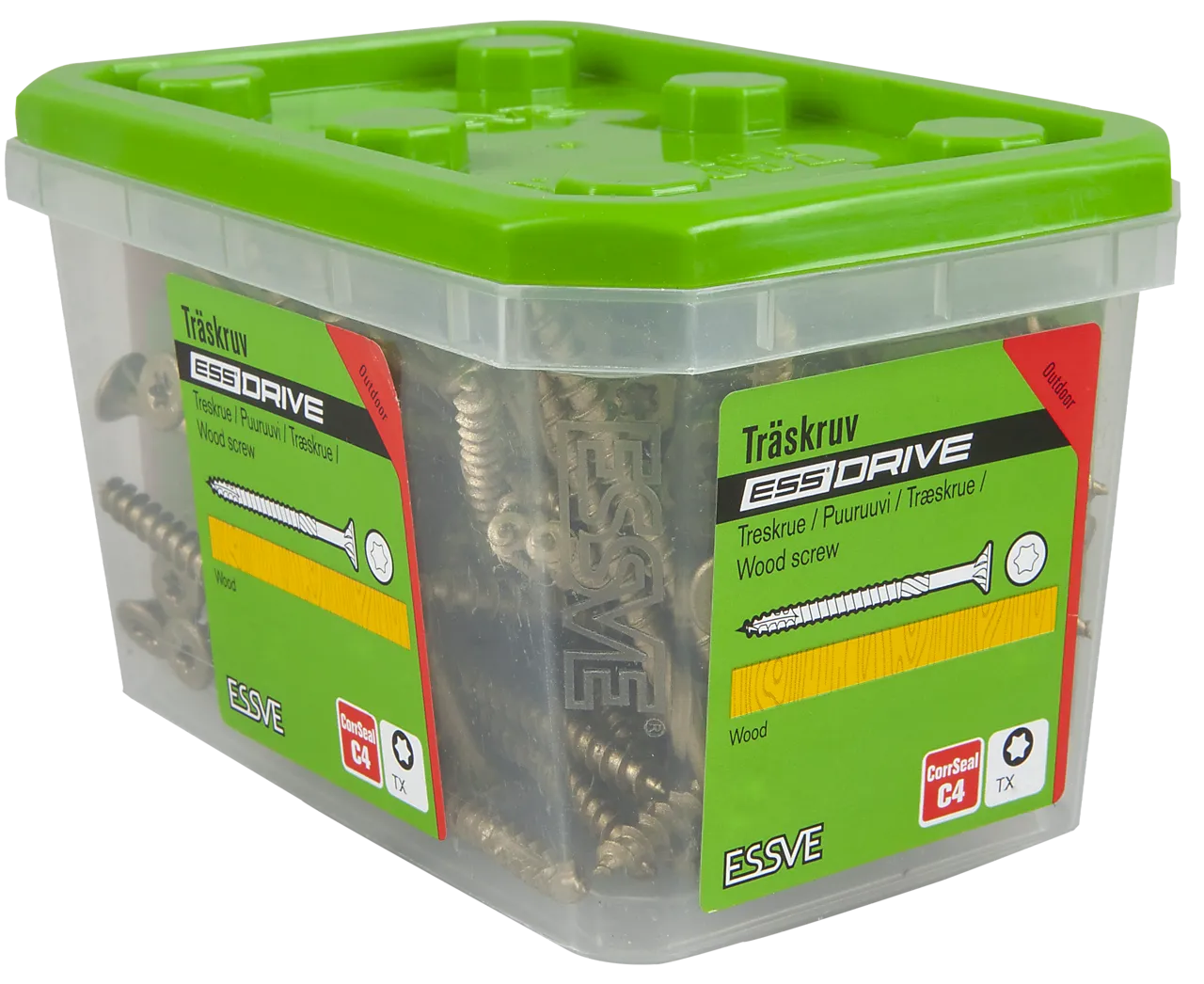 Treskrue essdrive 5x40 senkhode corrseal 200 stk null - null - 2 - Miniatyr