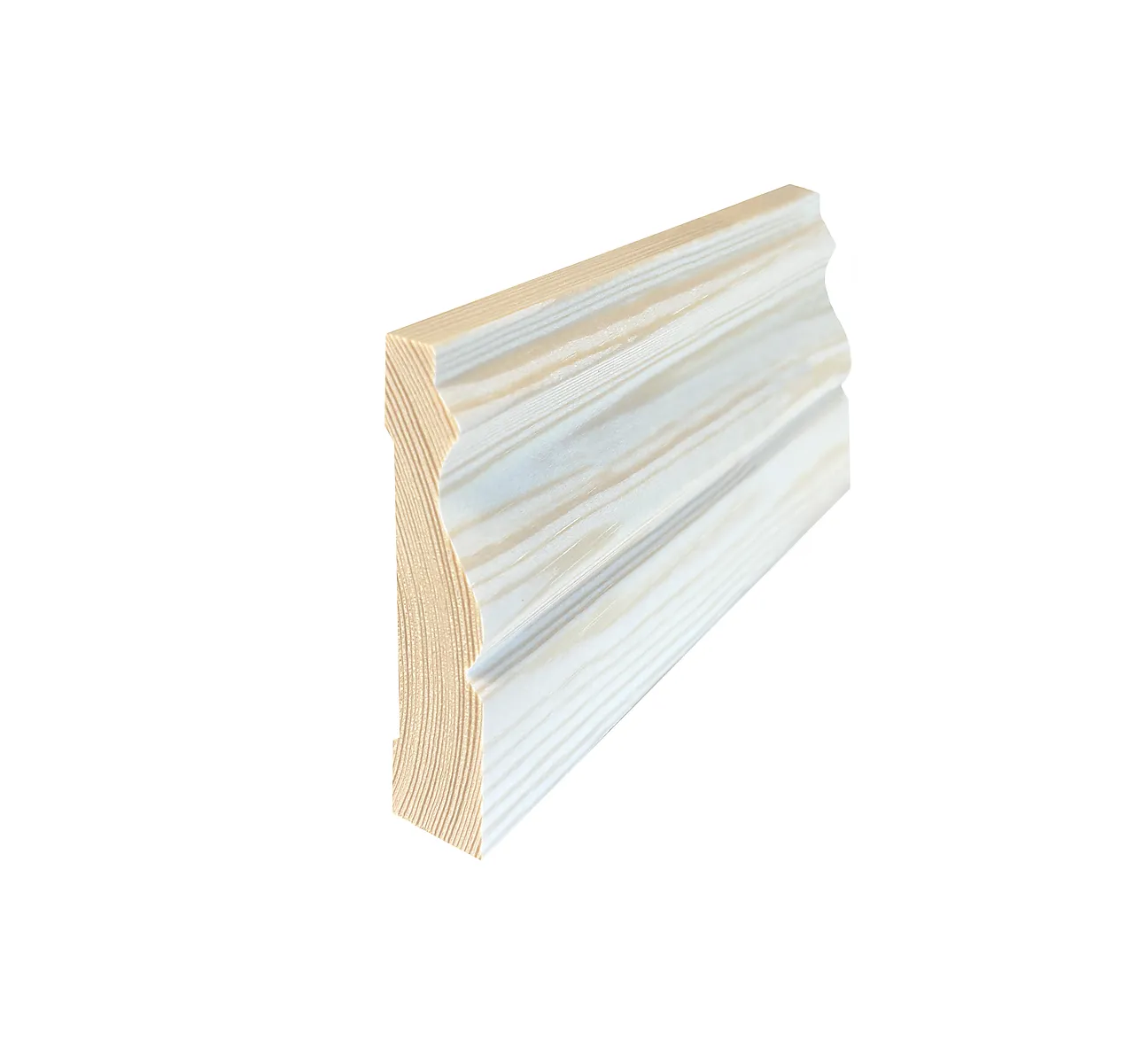 Gulvlist furu ubehandlet 21 x 95 mm antikk null - null - 3 - Miniatyr