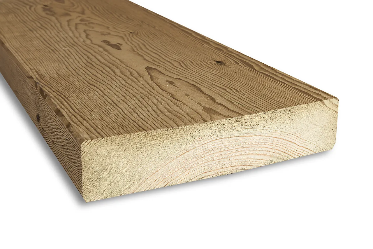 Konstruksjonsvirke C24 impregnert furu 48x223 mm null - null - 3 - Miniatyr