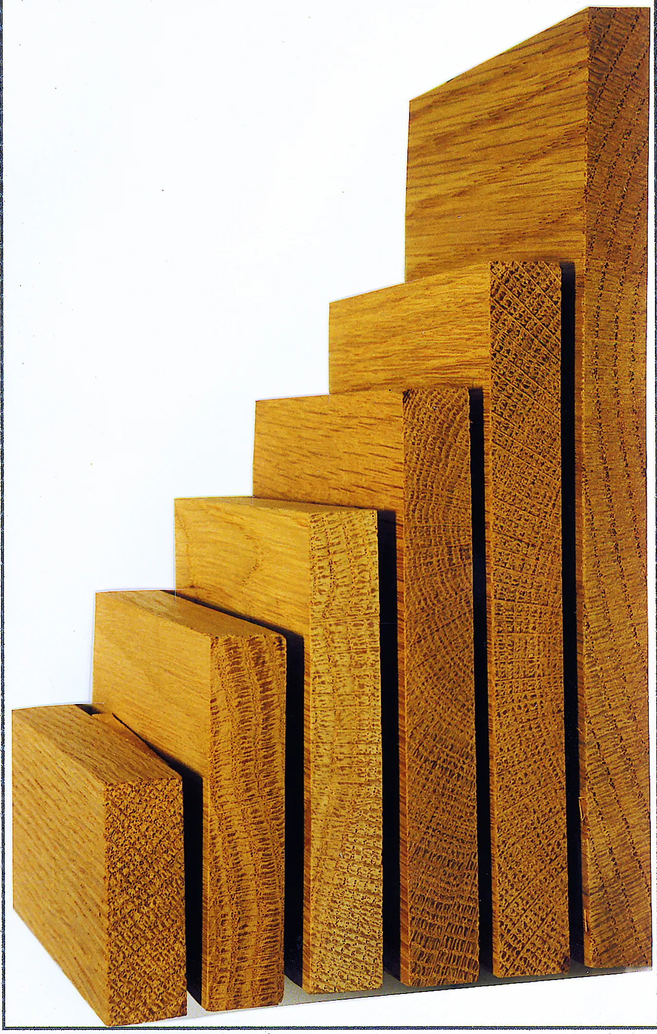 Glattkant eik 21 x 45 mm null - null - 2 - Miniatyr