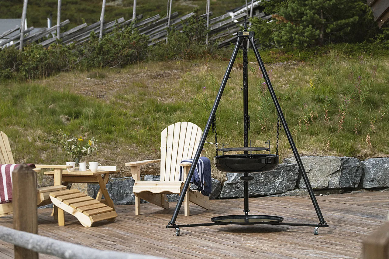 Understell til bålpanne m/hjul null - null - 2 - Miniatyr