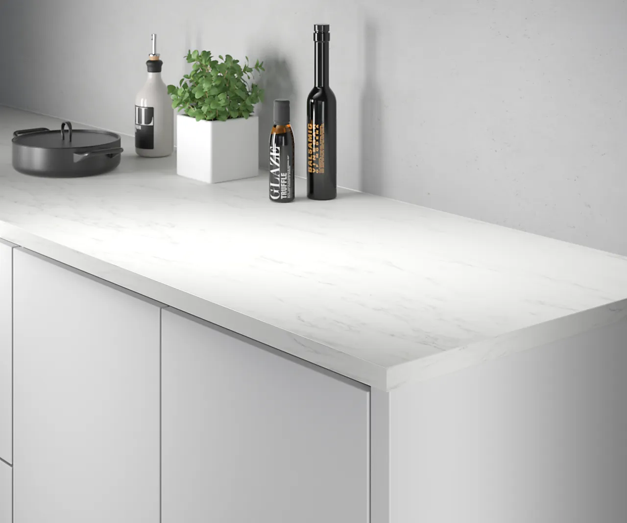 Benkeplate ABS 29x3020x610 mm marble white null - null - 2 - Miniatyr