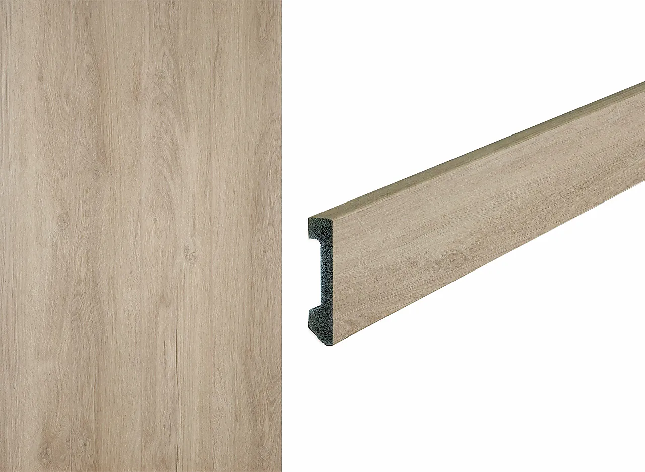 Gulvlist vinyl 17 stk 2400X13X53 mm Timber