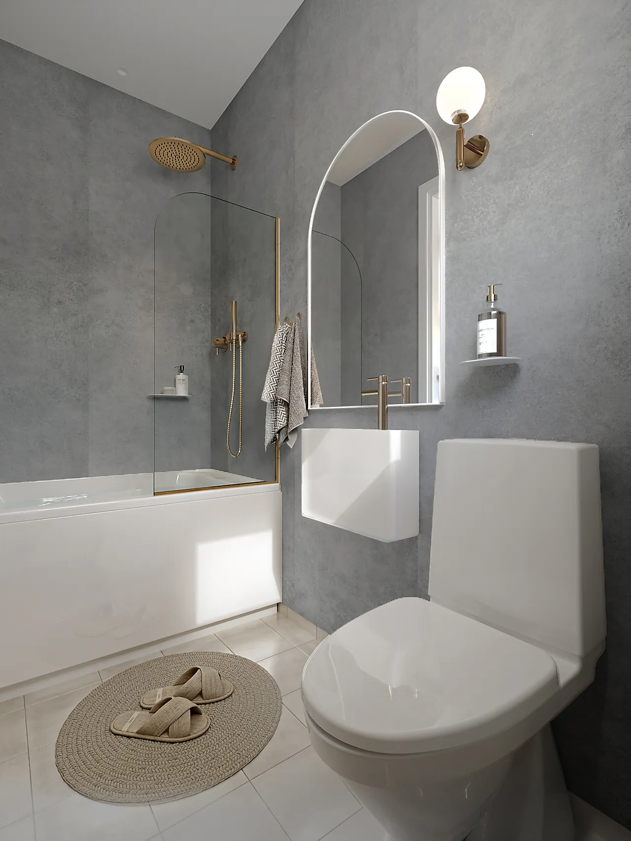 Baderomsp 2442 s meton grey adagio kolleksj. 11x620x2400 null - null - 3 - Miniatyr