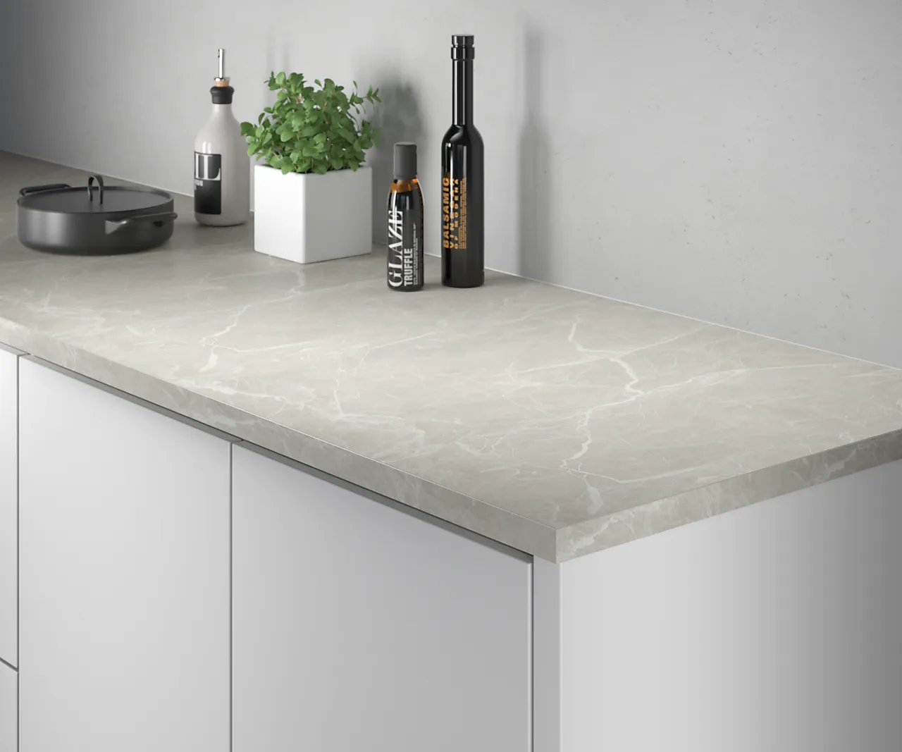 Benkeplate ABS 29x3020x610 mm marble grey null - null - 2 - Miniatyr