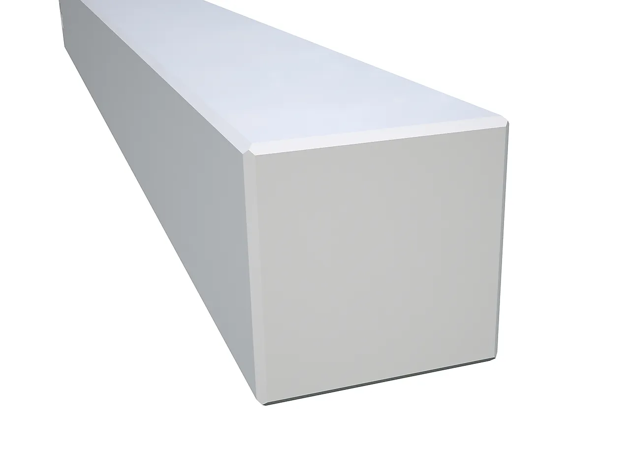 Stolpe hvitmalt limtre 90x90x1000 mm Stolpe hvitmalt limtre 90x90x1000 mm