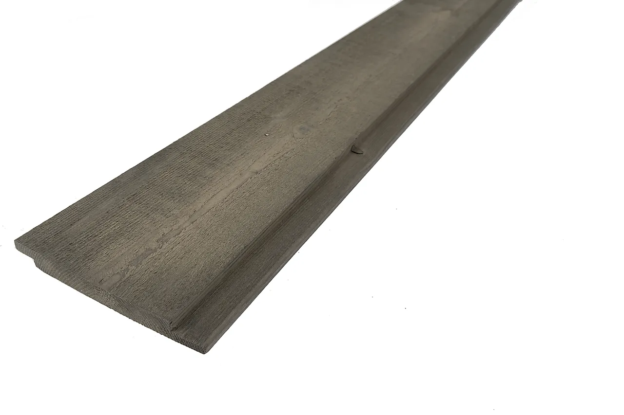 Kledning dobbelfals rettkant 19x173 mm grå null - null - 2 - Miniatyr