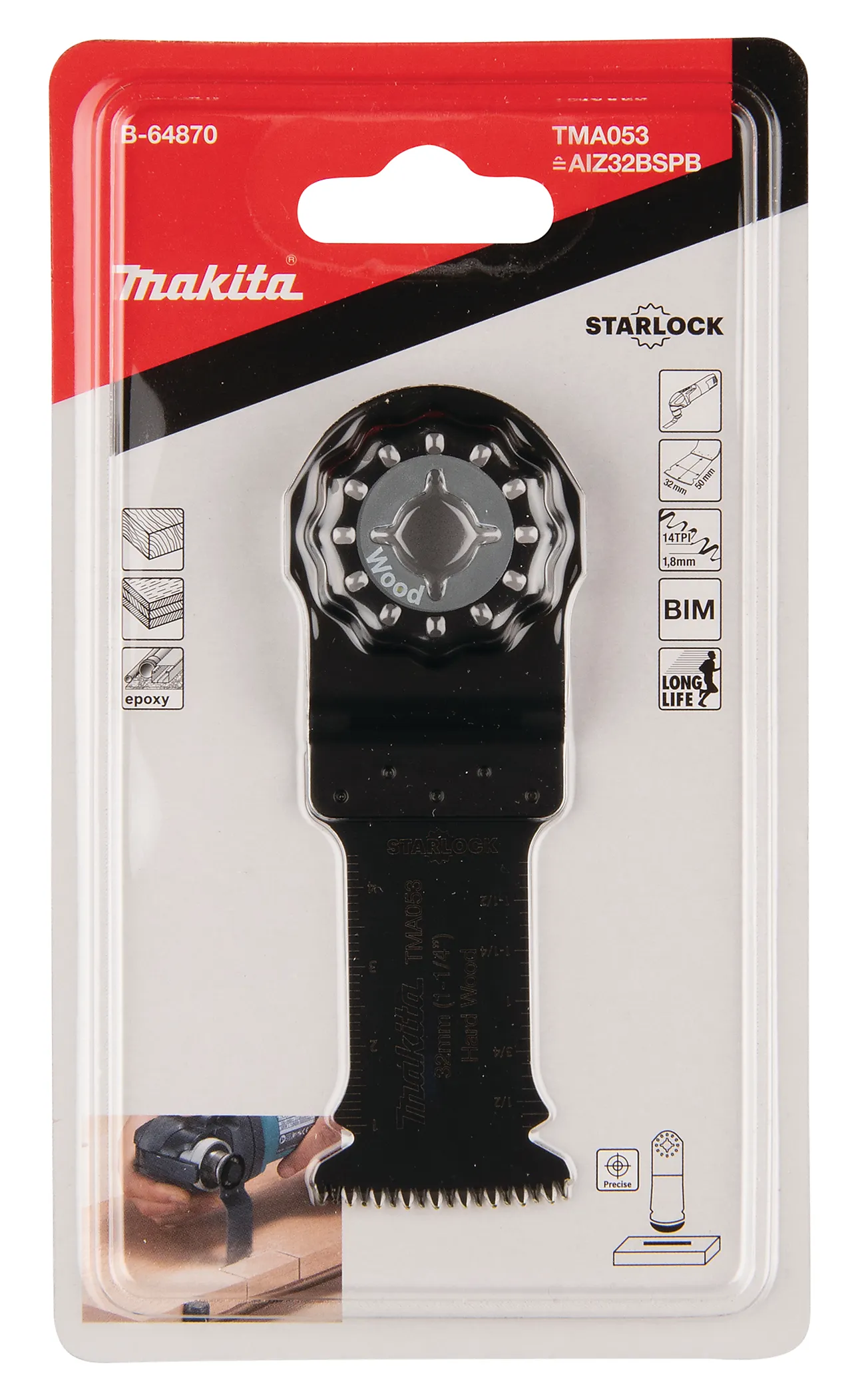 Dykksagblad 32 b-64870 14tpi starlock bim hardt tre stk Dykksagblad 32 b-64870 14tpi starlock bim hardt tre stk