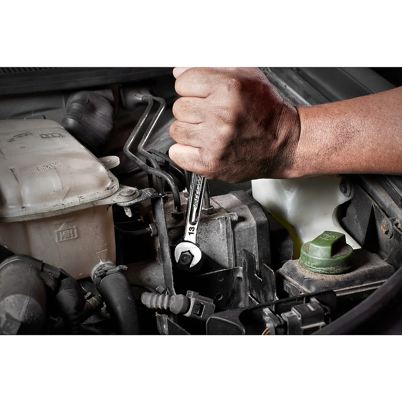 Ring-skrallenøkkelset 15 stk metr maxbite null - null - 2 - Miniatyr