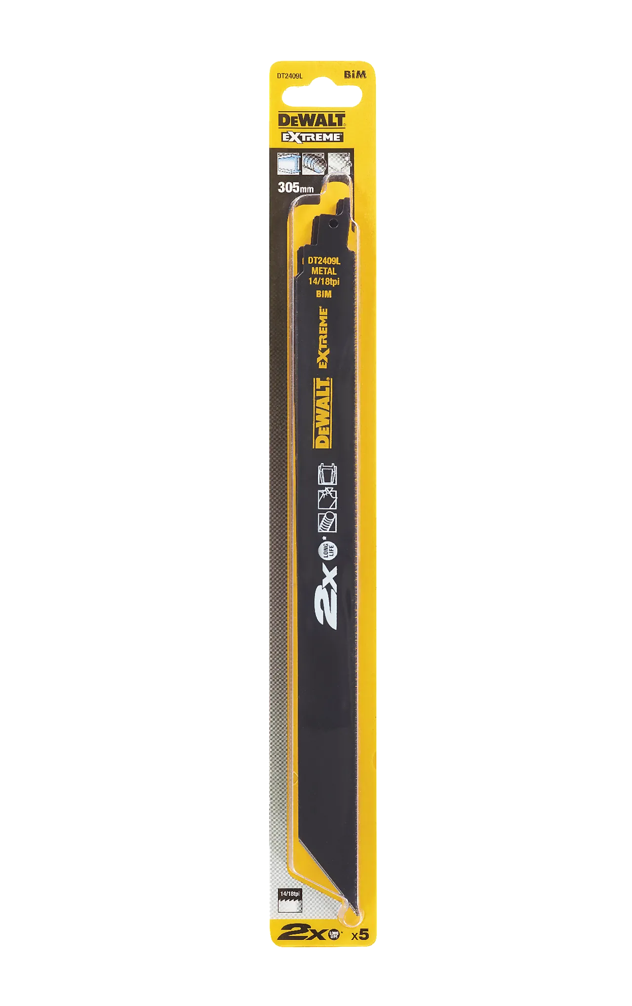 Bajonettsagblad Extreme 14/18 tenner 305 mm 5 stk