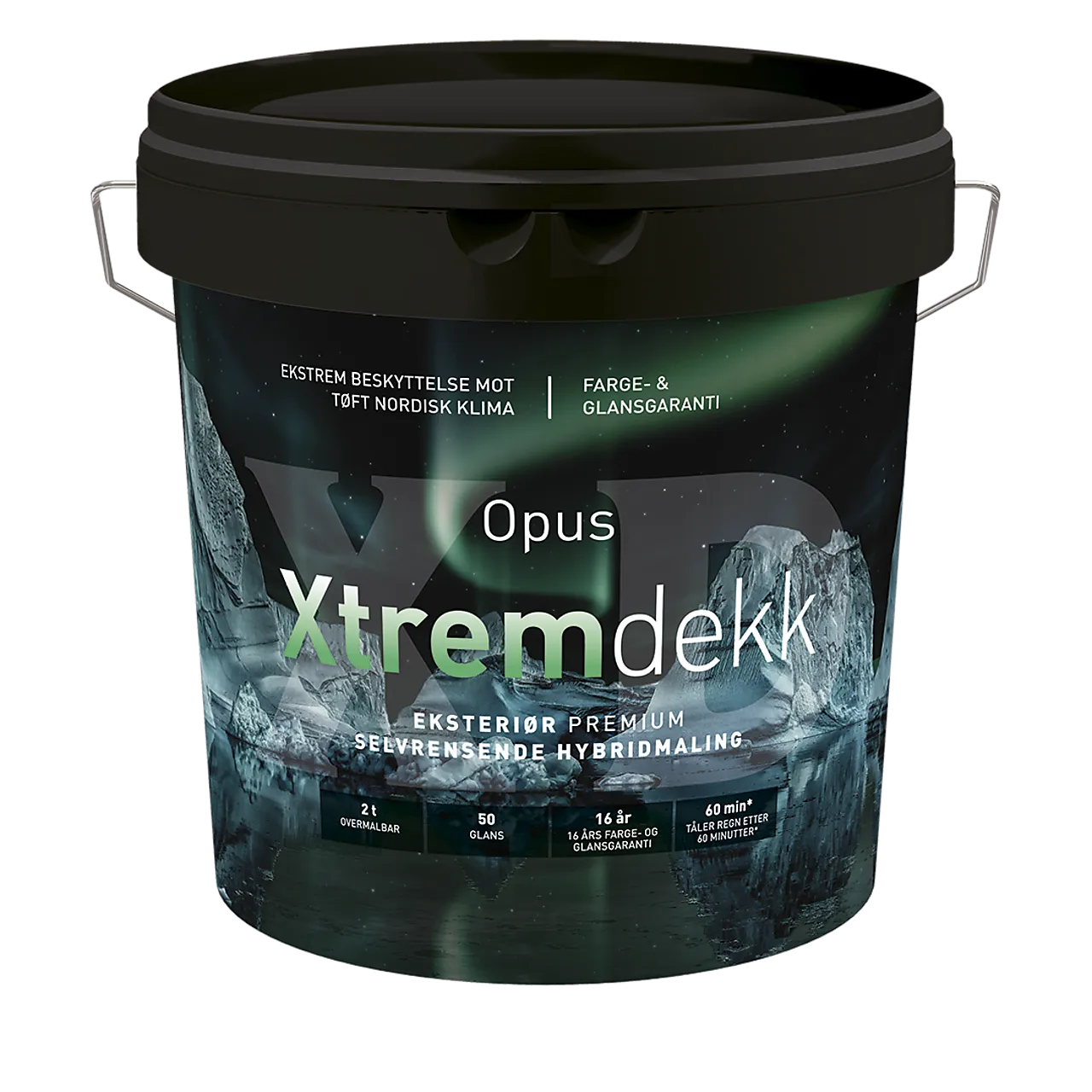 Hybridmaling Xtremdekk base hvit 2,7 liter