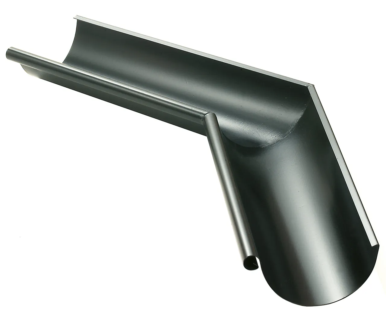 Rennevinkel innvendig 45° sort 125 mm