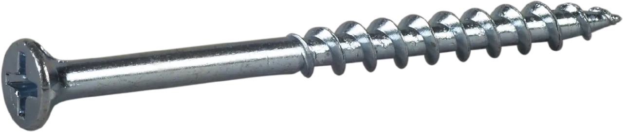 Sponplateskrue innvendig 4,2x55 fzb blankforsinket 200 stk Sponplateskrue innvendig 4,2x55 fzb blankforsinket 200 stk