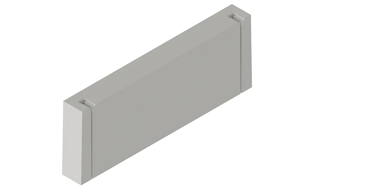 Thermomur såleblokk 400 endestykke 540x200x60mm