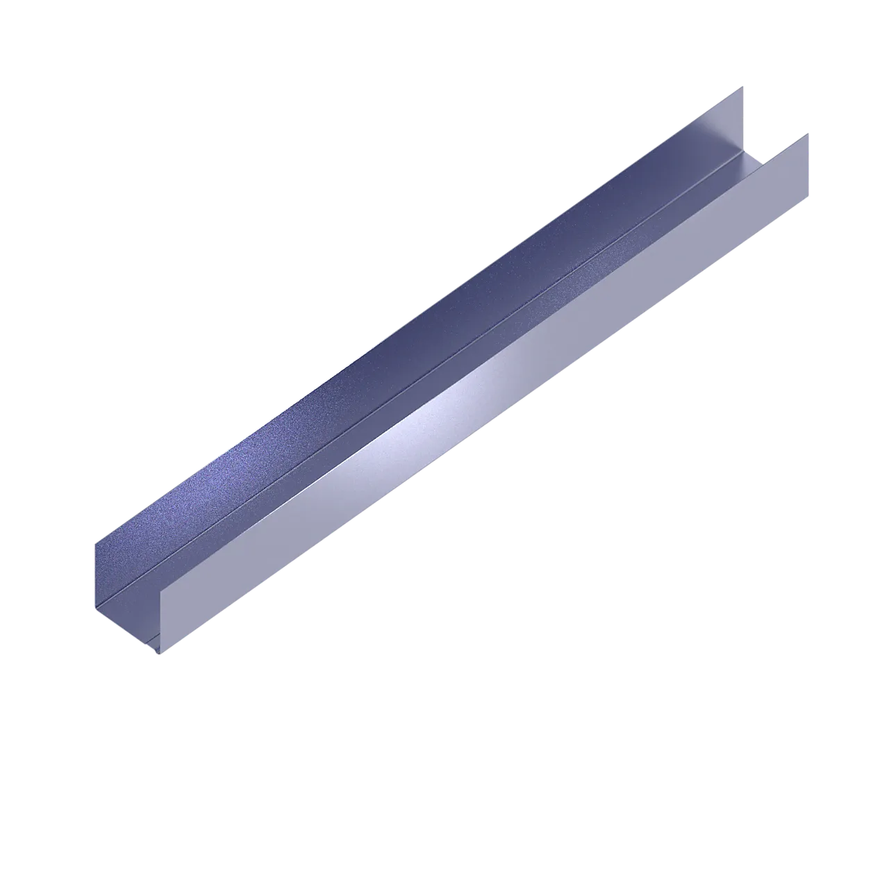 Stålpr u 50-0,46 3000 mm skinne svill lettvegg Stålpr u 50-0,46 3000 mm skinne svill lettvegg