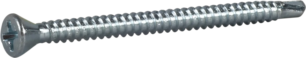 Listeskrue inv bor 3,9x55 fzba-500 borspiss blankforsinket stål null - null - 3 - Miniatyr