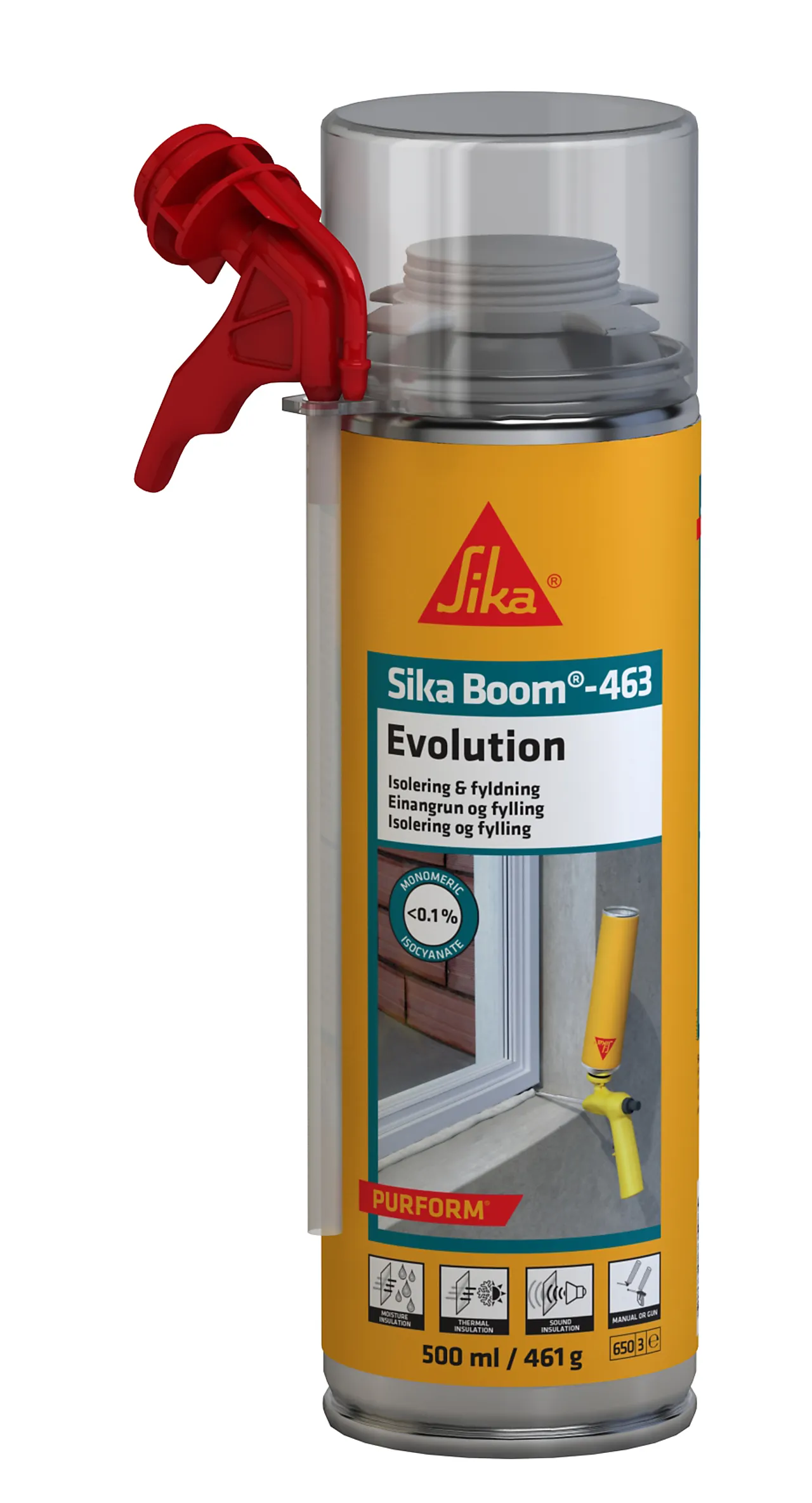 Fugeskum Sika Boom-463 500 ml null - null - 2 - Miniatyr